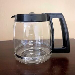 Original Cuisinart 12 Cup Glass Coffee Carafe with Black Lid